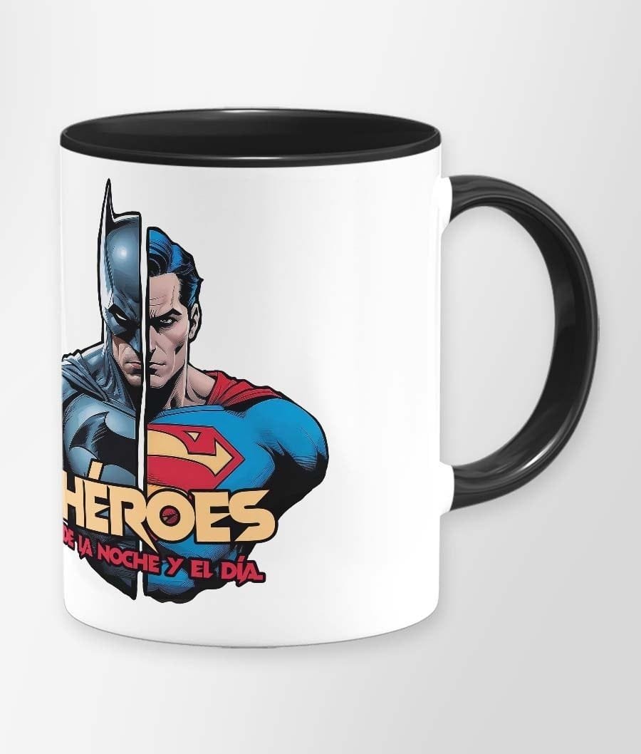 Héroes de la noche y el día taza