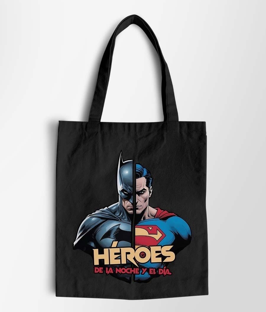 Héroes de la noche y el día totebag