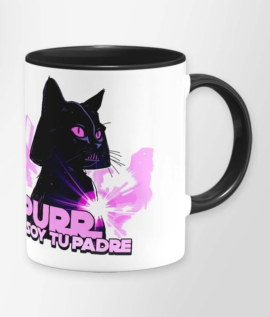 Purr Vader taza