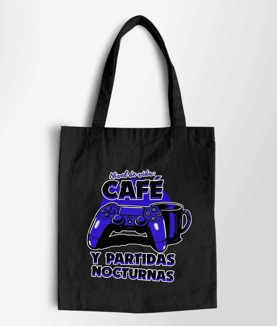 Cafe gamer totebag