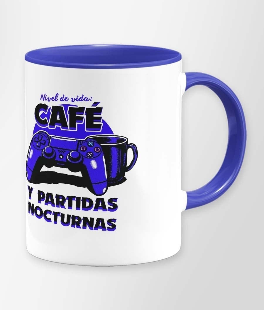 Café gamer taza